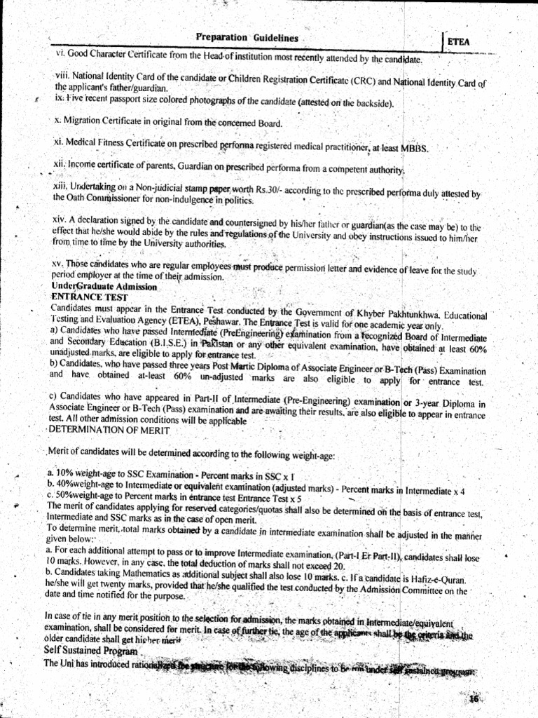Collection of ETEA Past Papers | PDF