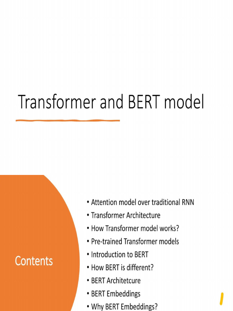 Session 5 Transformes BERT | PDF