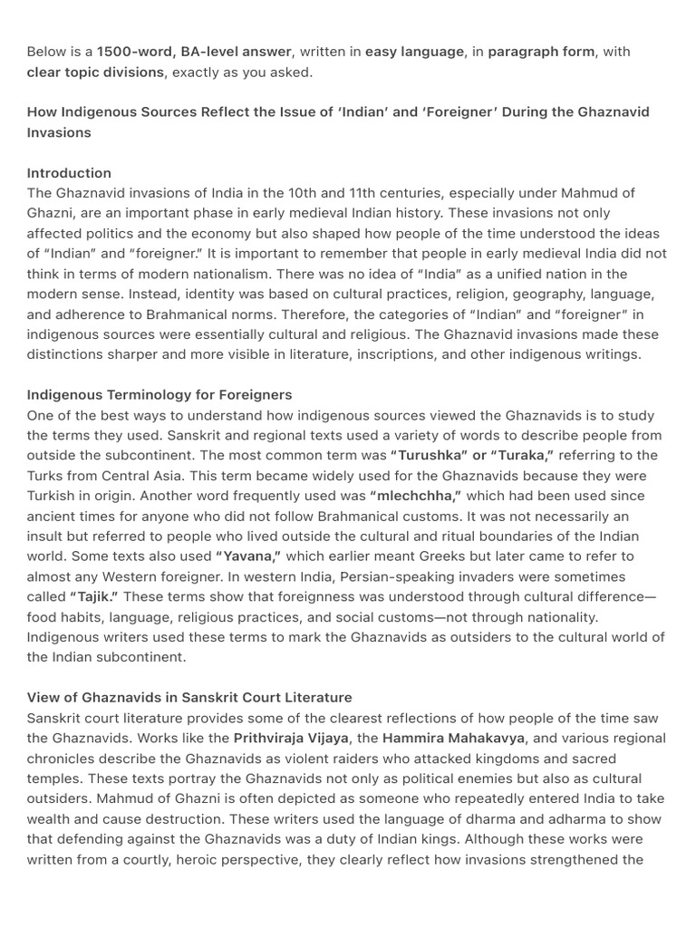 Below is a 1500-word, BA-level answer, written in easy language, in… | PDF