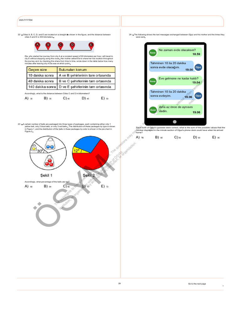 2025 TYT/TEM Exam Questions Analysis | PDF