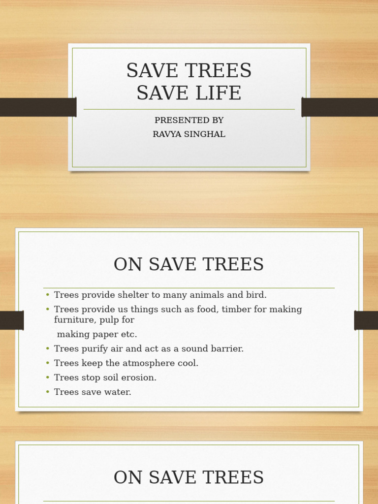 Save Trees | PDF