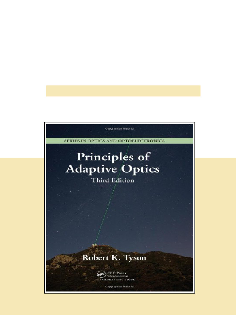 Principles of Adaptive Optics 3rd Edition Robert Tyson - Ebook and ...