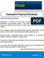 Associative Property Worksheets