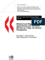 Bilateral and Regional Trade