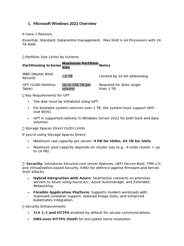 Microsoft Windows 2022 Overview | PDF | Active Directory | Group Policy