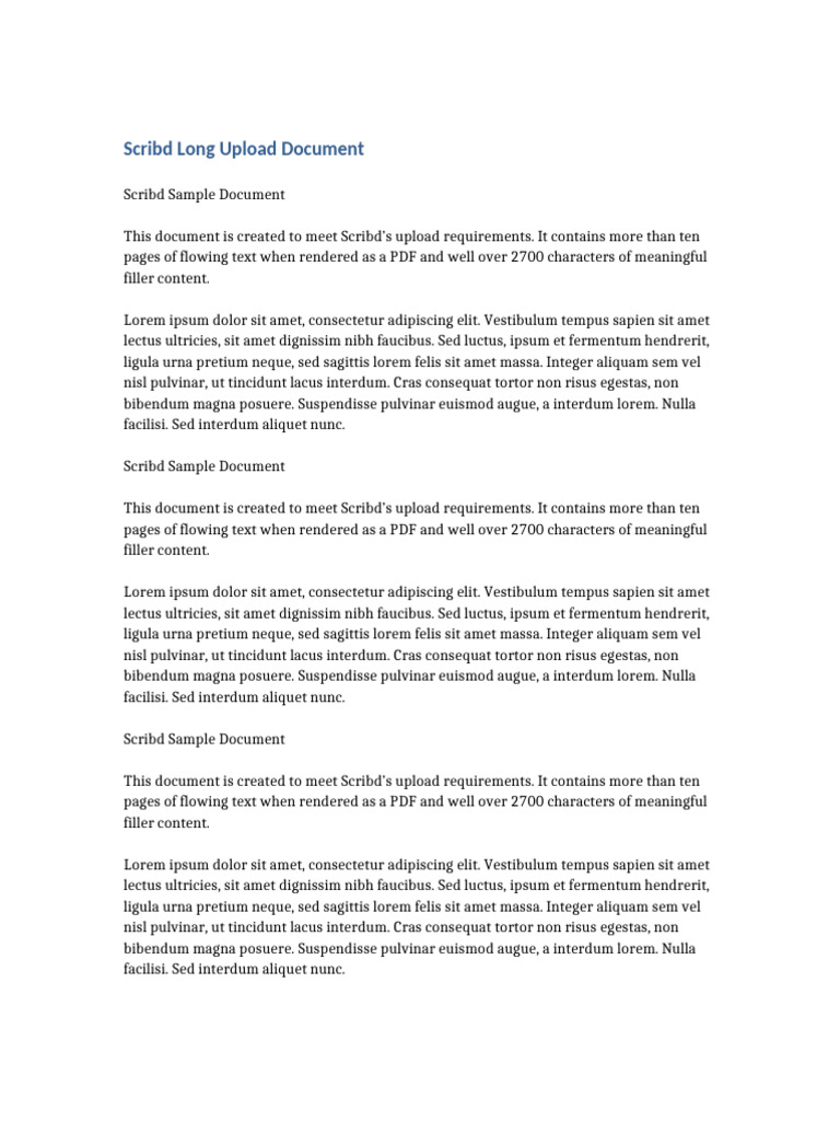 Scribd Document Upload Guide | PDF | Text