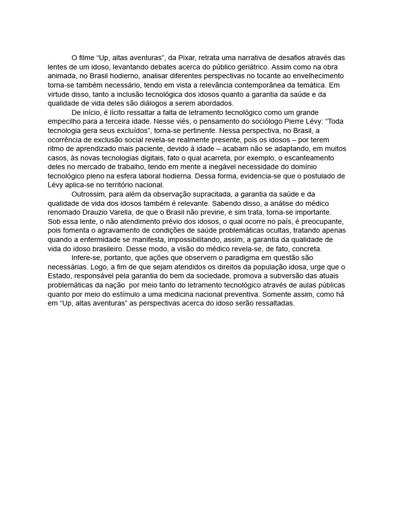 Desafios do Envelhecimento no Brasil | PDF