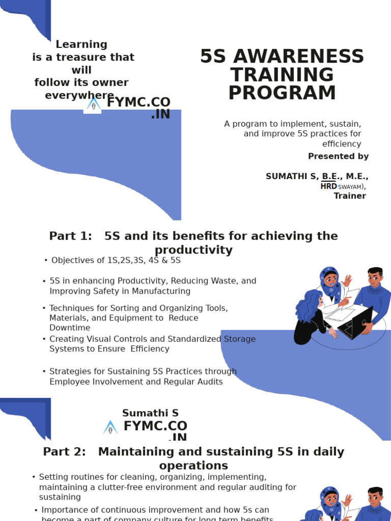 5S Awareness Training Program | PDF | Safety | Inventory