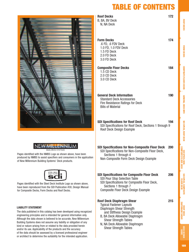 Comprehensive Roof Deck Design Guide | PDF | Composite Material ...