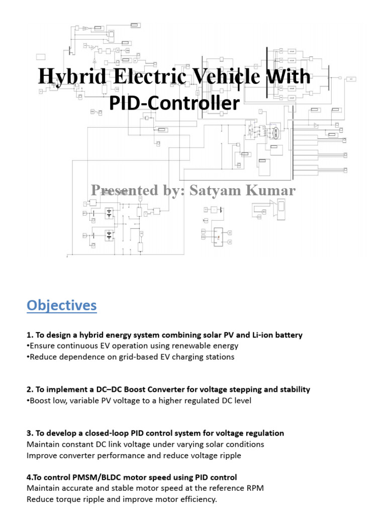 Hybrid EV PID Control System Design | PDF | Electric Power ...