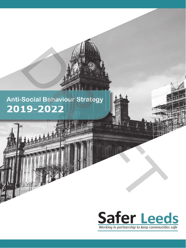Leeds Anti-Social Behaviour Strategy 2019-2022 | PDF | Anti Social ...