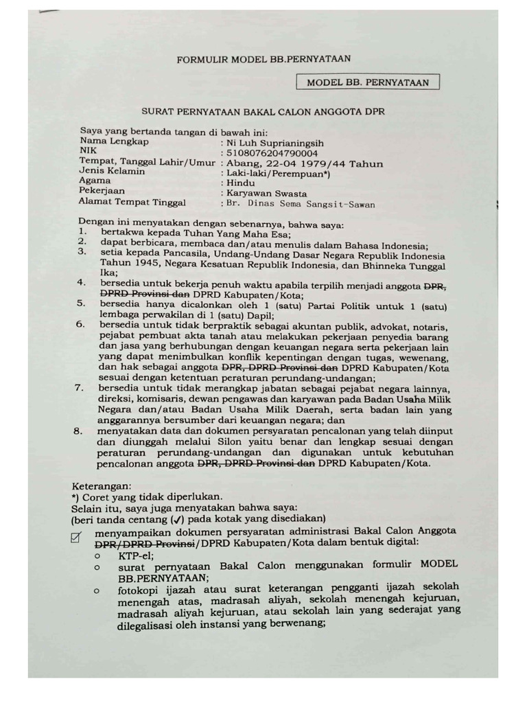 BB Pernyataan Suprianingsih Compressed-Compress5 | PDF