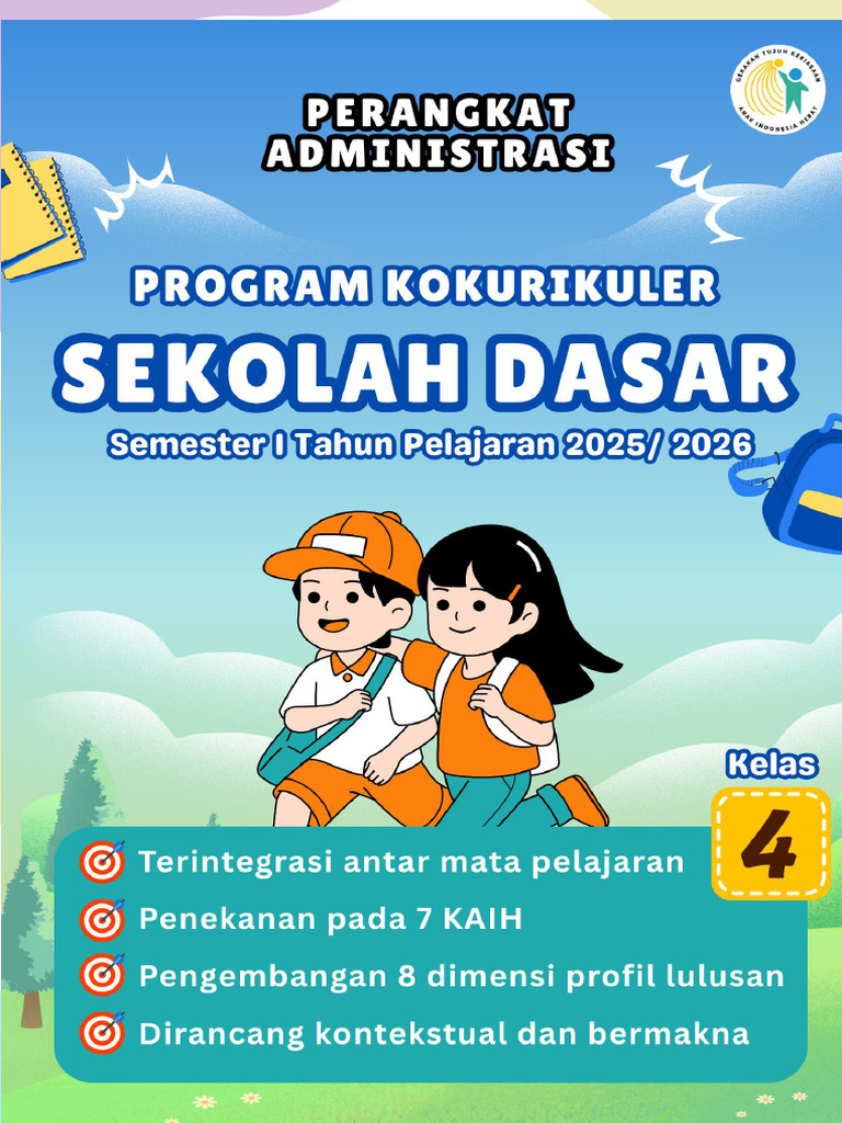 Rencana Program Kokurikuler SD 2025/2026 | PDF