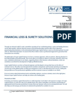 Financial Insurance & Guarantee Risk Sheet