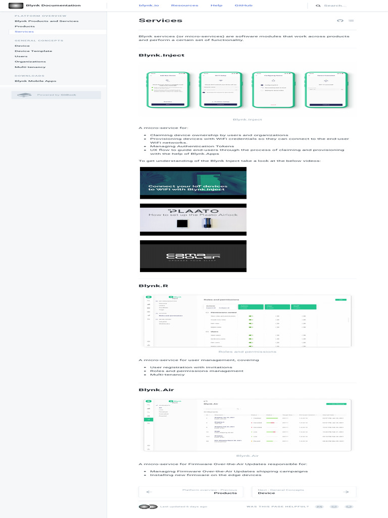 Overview of Blynk Micro-Services | PDF | Software | Computer Science