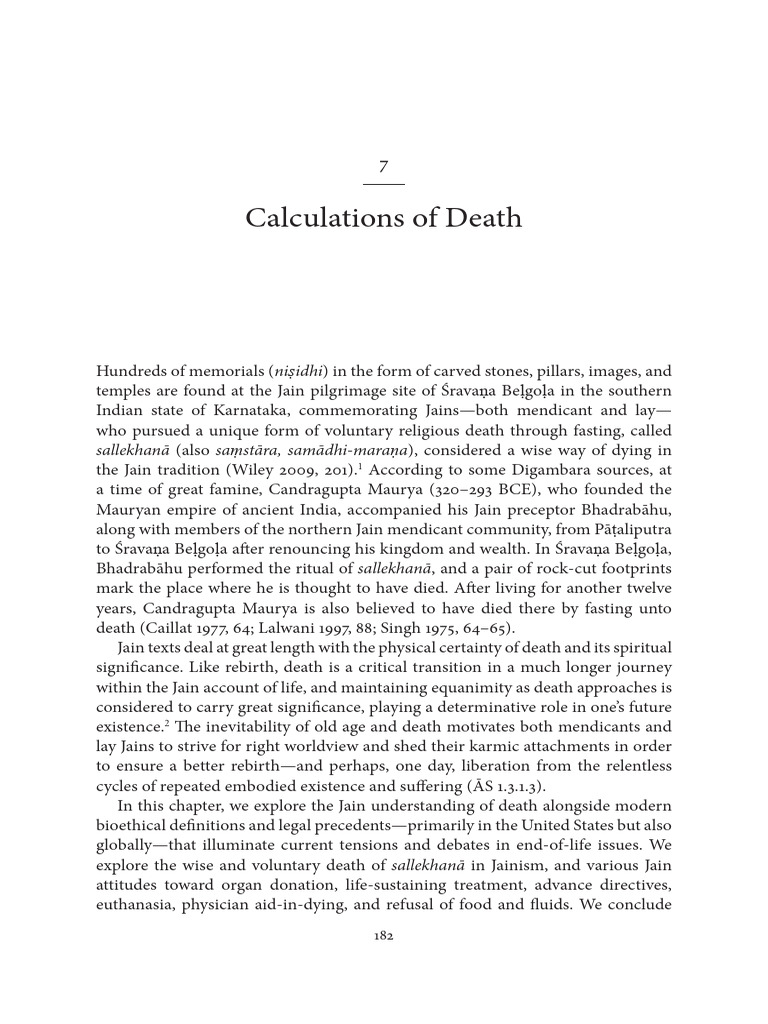 Jain Perspectives on Death and Dying | PDF | Death | Organ Donation