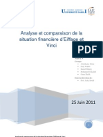 Finance - Analyse Et Comparaison Des Situation Financieres D'eiffage Et Vinci 2011-06-23