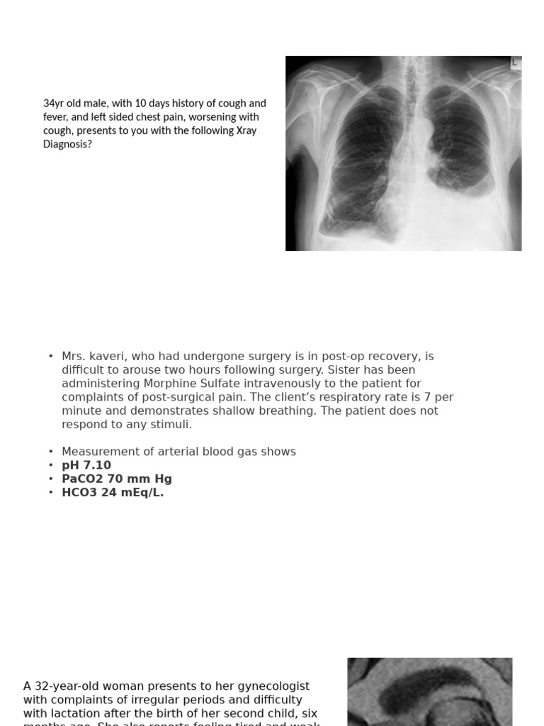 Medical Case Studies and Diagnoses | PDF