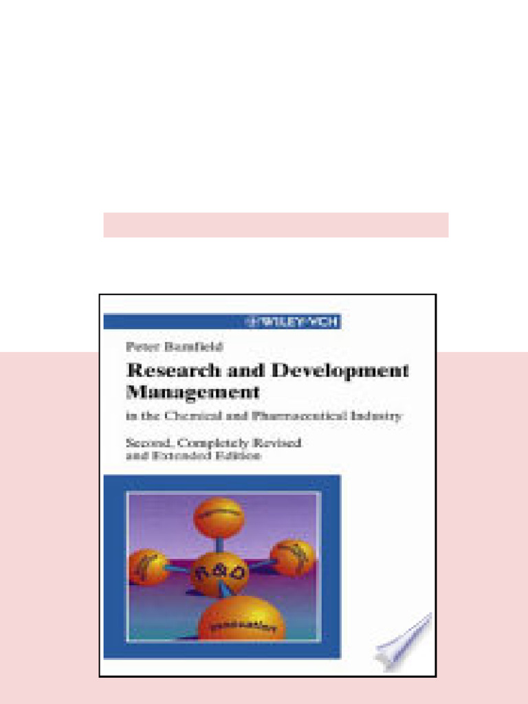 Research and Development Management in The Chemical and Pharmaceutical ...
