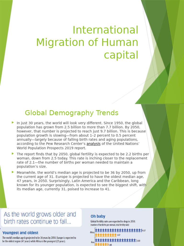 Global Population Trends to 2050 | PDF | Human Development Index ...