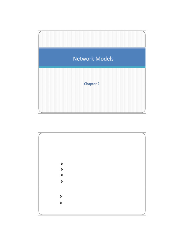 Network Models: Key Problems Explained | PDF | Applied Mathematics ...