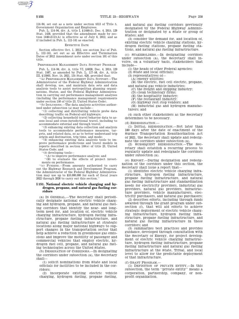National EV Charging and Fueling Corridors | PDF | Transport | Electric ...