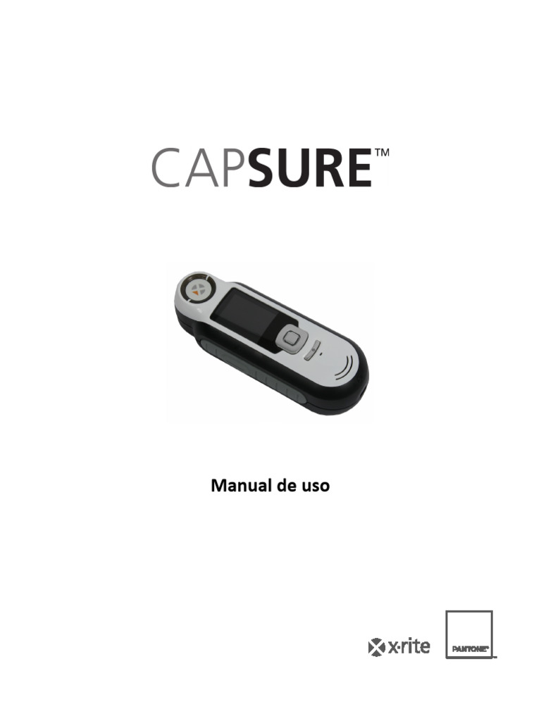 Manual de Uso del Dispositivo CAPSURE | PDF | Botón (Computación ...