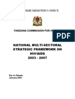 National Multi-Sectoral Strategic Framework On Hiv/Aids 2003 - 2007