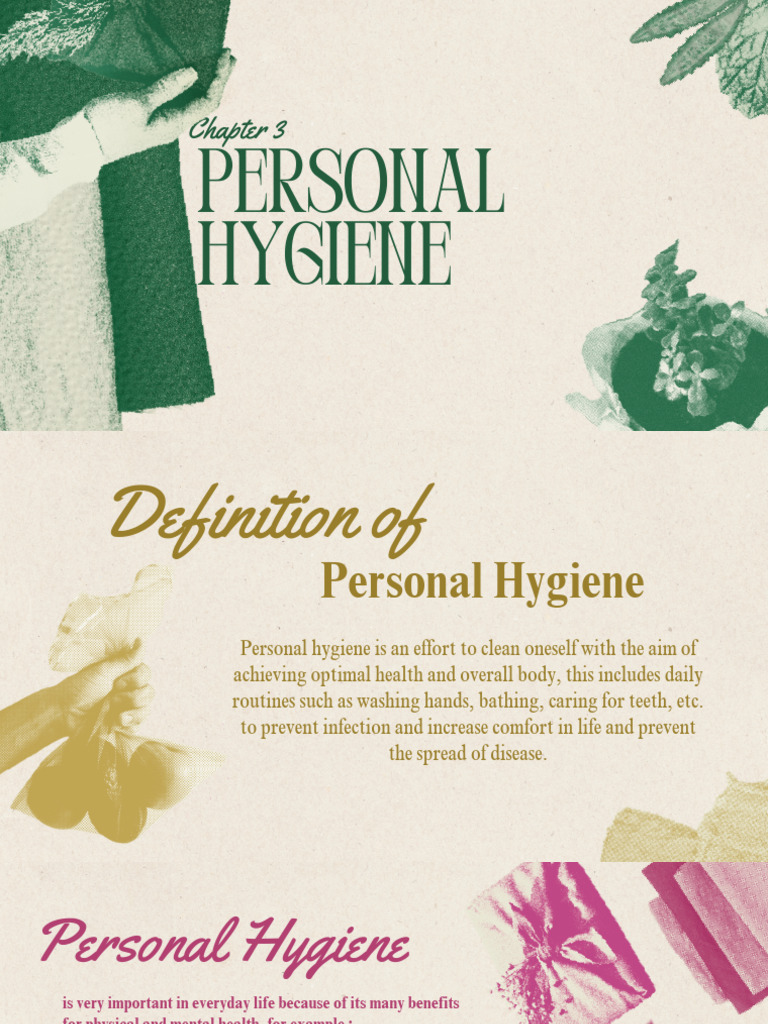 Importance of Personal Hygiene Practices | PDF | Hygiene | Oral Hygiene