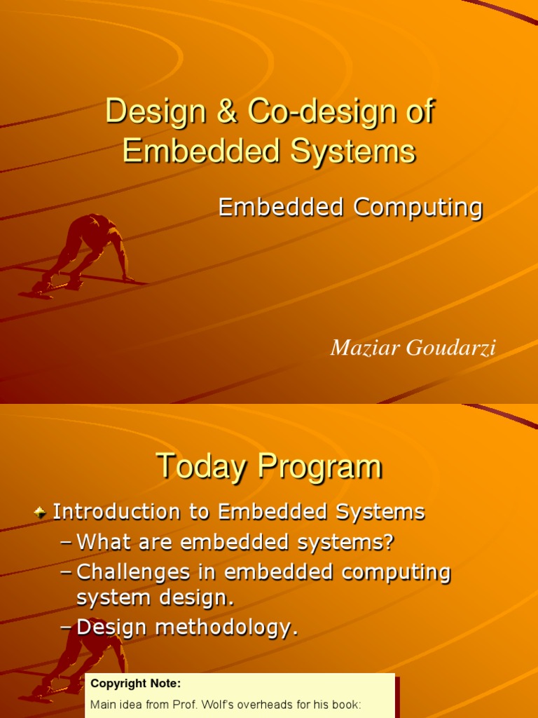 Design & Co-Design of Embedded Systems | PDF | Embedded System ...