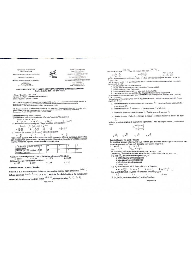 Maths Mti Mtin | PDF