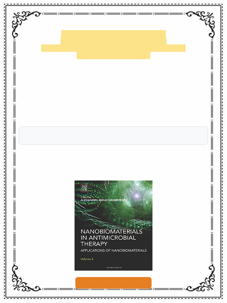 Nanobiomaterials in Antimicrobial Therapy. Applications of ...