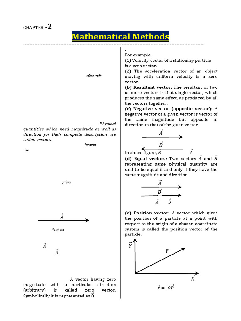 Scalars and Vectors Explained | PDF | Euclidean Vector | Velocity
