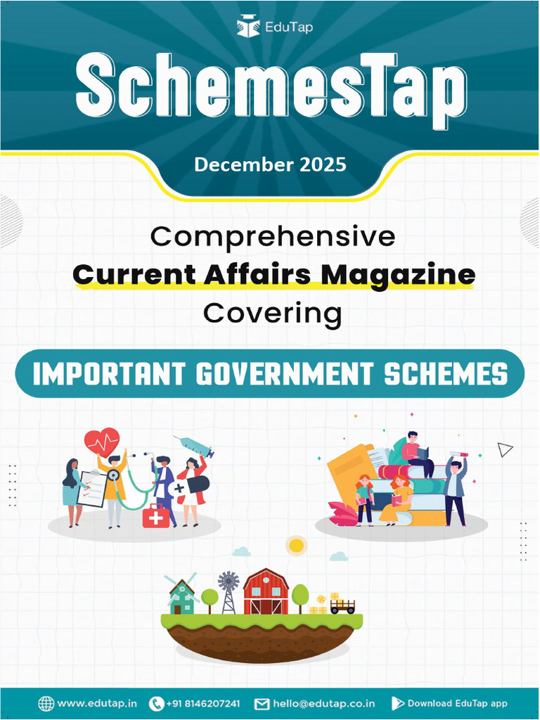 Government Schemes Overview December 2025 | PDF | Government Of India