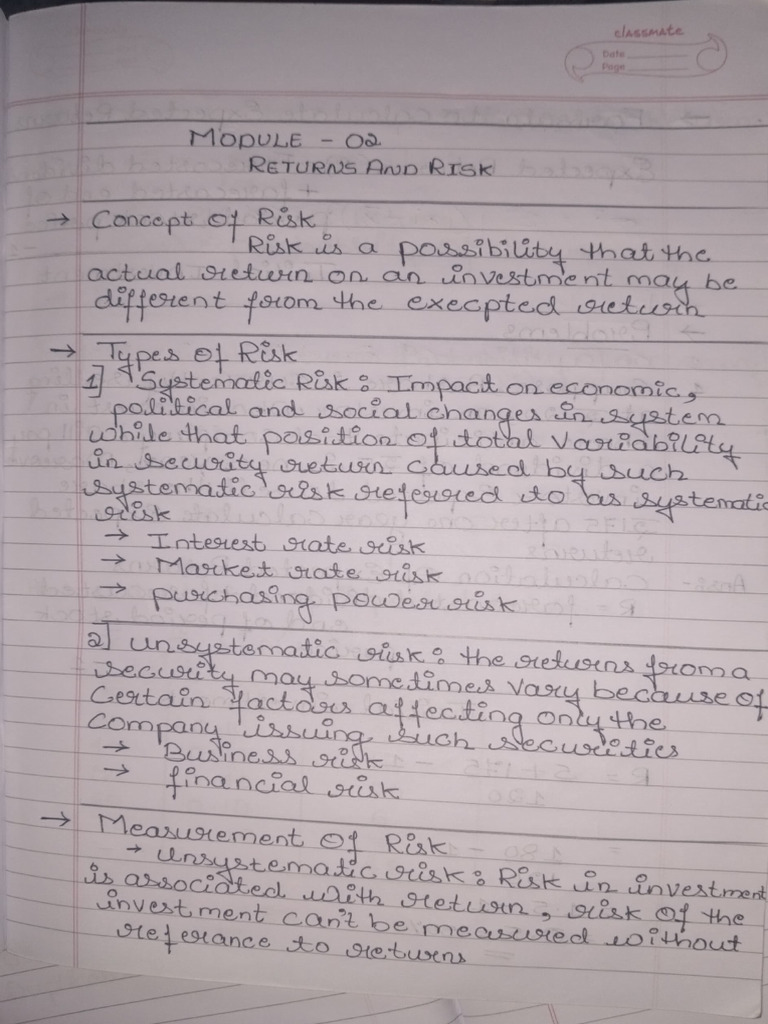IAPM Chapter 1 Notes | PDF