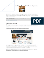 Personalización Básica de una tienda en Magento