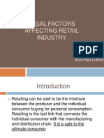 Legal Obligations of Retail Industry