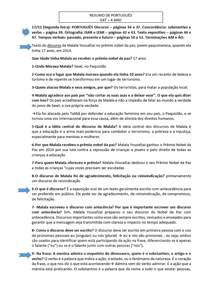 revisão de português | PDF | Substantivo | Assunto (gramática)