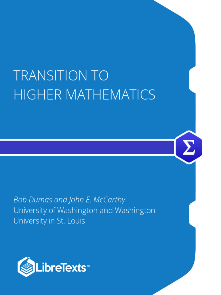 Transition to Higher Mathematics Guide | PDF | Mathematics ...
