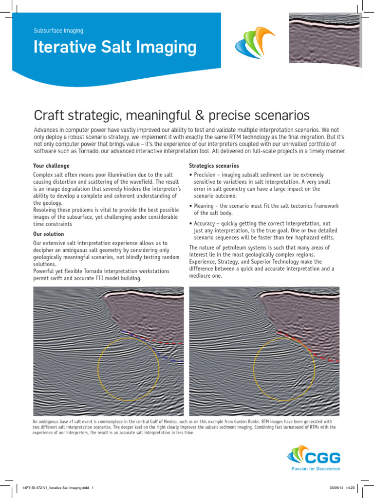 14FY-SI-472-V1 Iterative Salt Imaging 300 | PDF