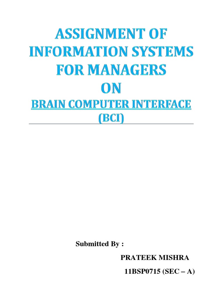 Brain Computer Interface | PDF | Electroencephalography | Brain