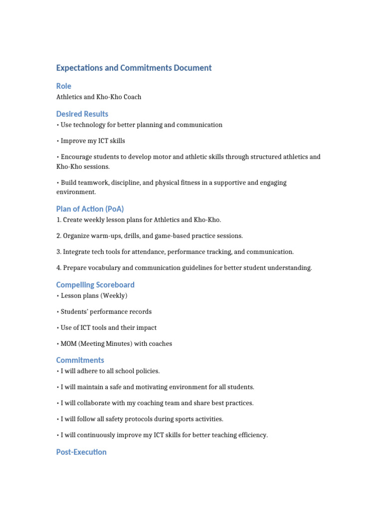 Updated Sports Document | PDF