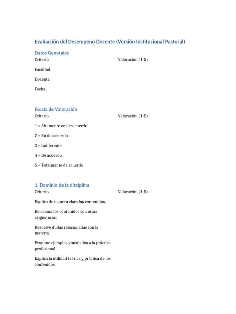 Evaluación del Desempeño Docente 2023 | PDF | Maestros | Aprendizaje