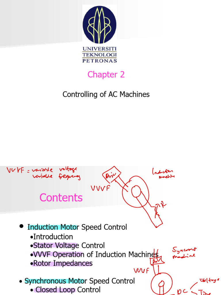 AC Machine Speed Control Techniques | PDF | Electric Motor | Power ...