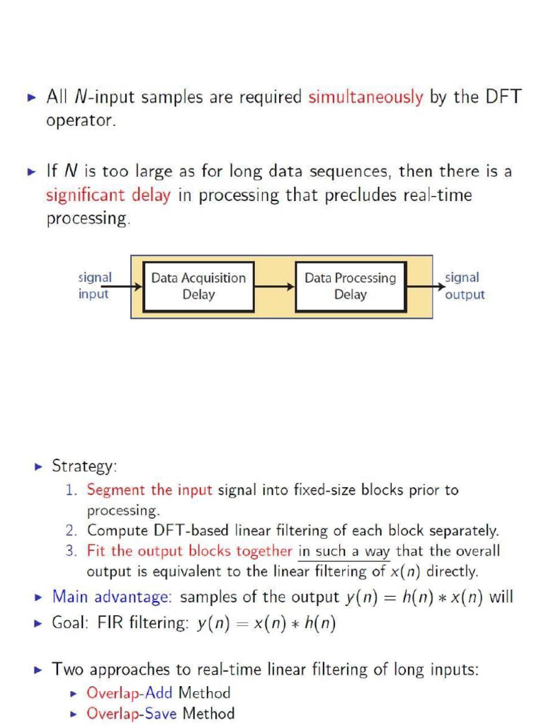 Filtering Techniques for Long Data Sequences | PDF