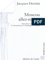 Moscou Aller Retour J Derrida 1995