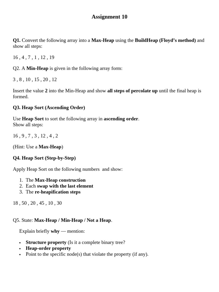 Assignment 10 | PDF