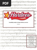 Hardee's - Delivery Feasibility Study 
