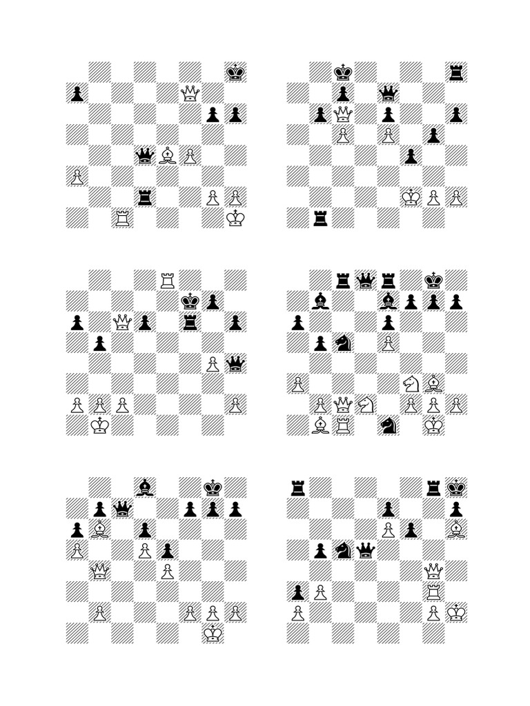 Mate in #2 | PDF | Chess | Chess Theory
