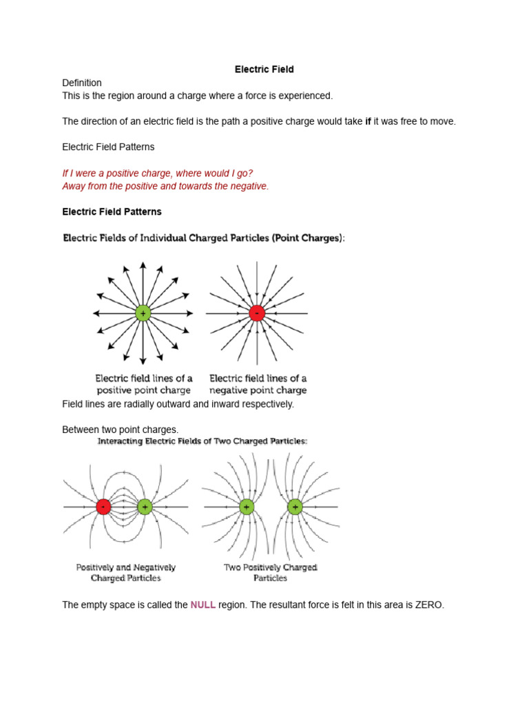 U6 Electric Field From CSEC | PDF